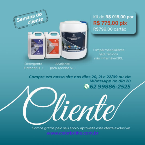 promoção semana do cliente